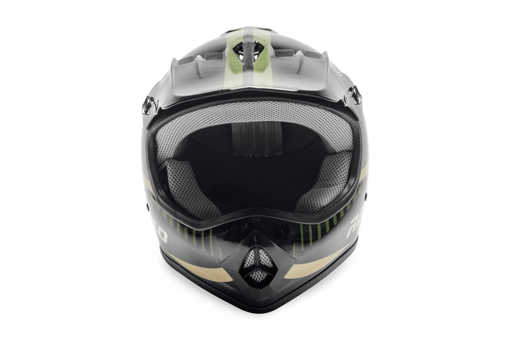 Rosso Off Road Motocross ATV Helmets For Kids Army Camo DOT